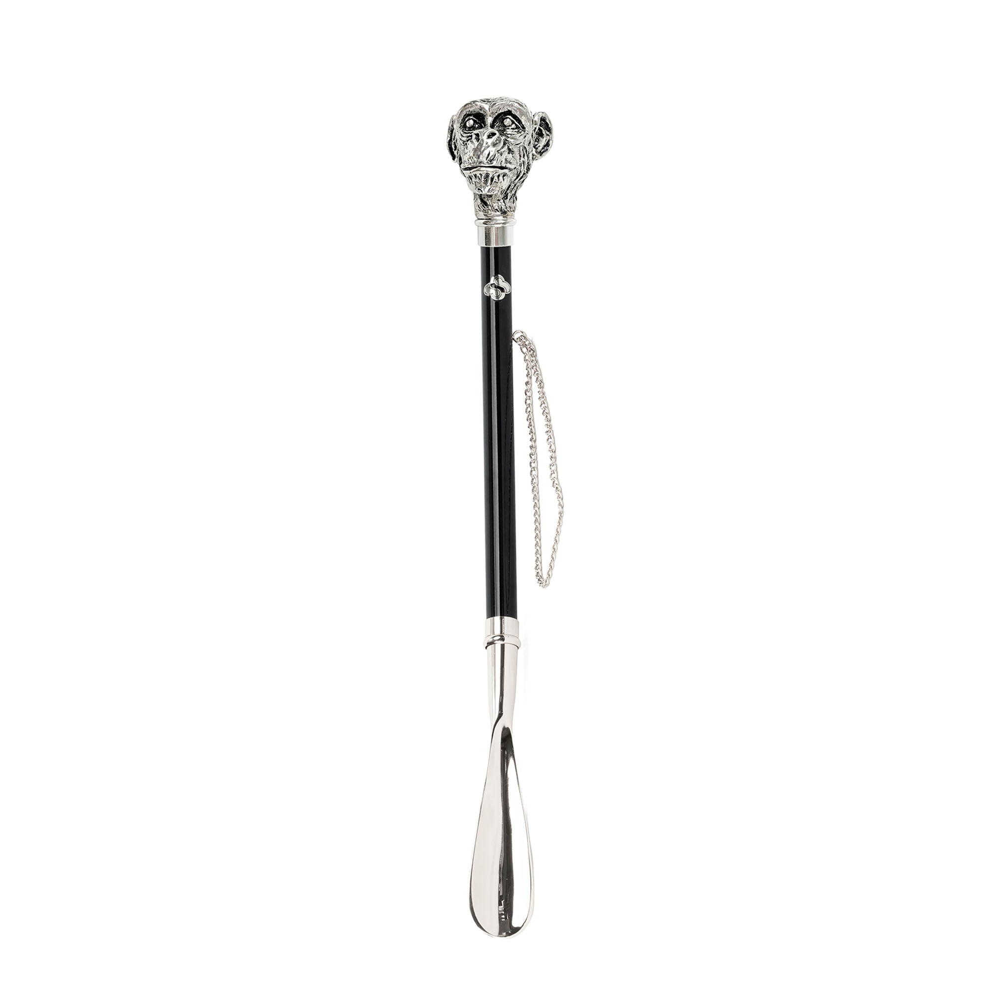 Calzador de mono bañado en plata