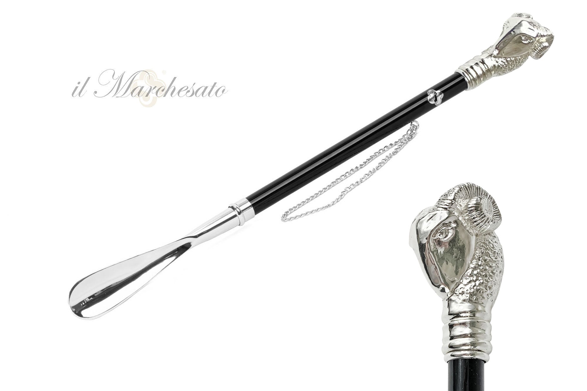 Calzador Aries exclusivo - Bañado en plata 925