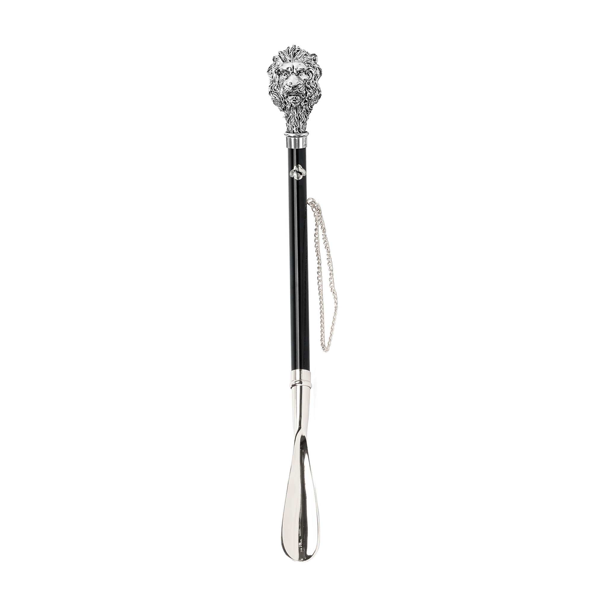 Calzador de león elegante y exclusivo - Bañado en plata 925