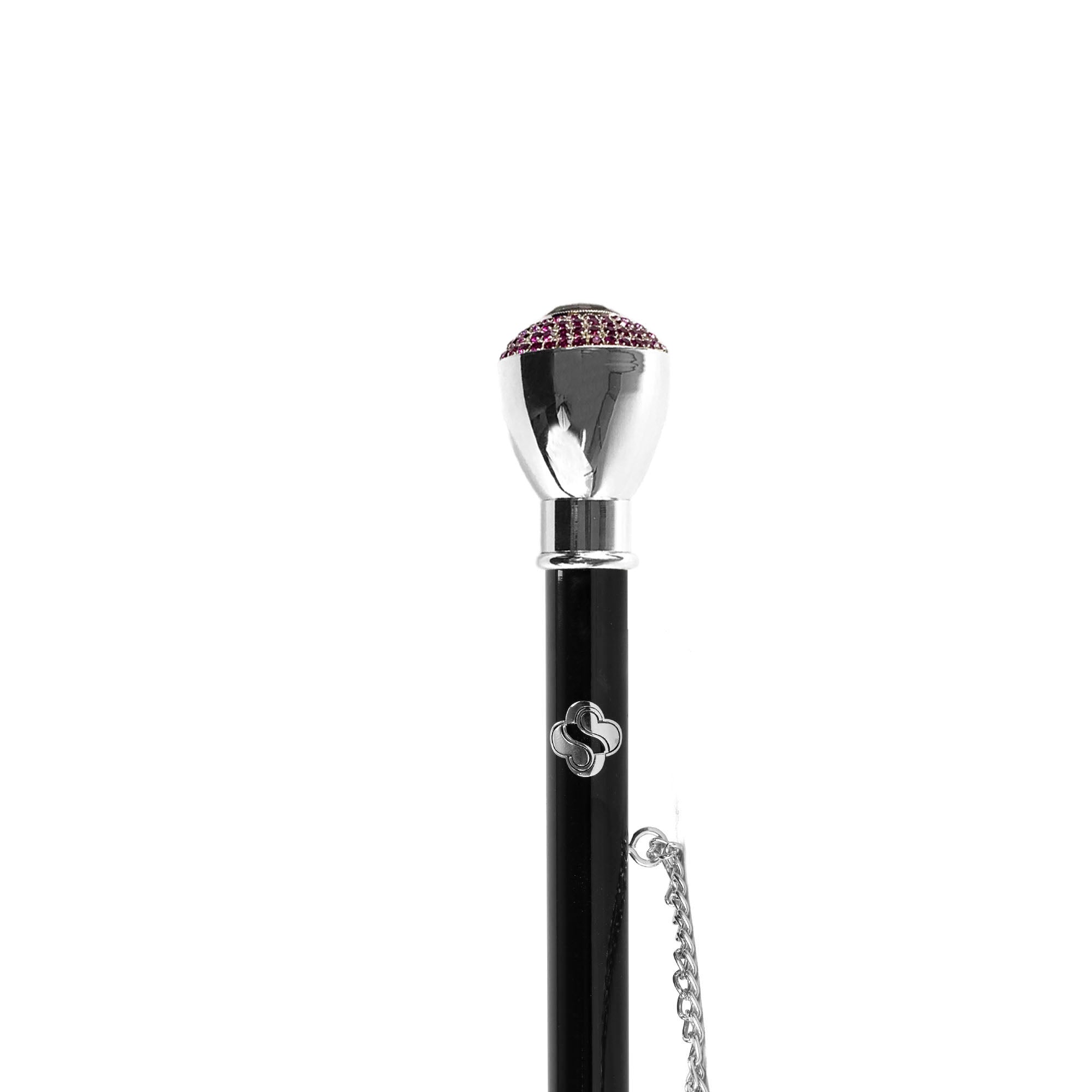 Calzador elegante - Pomo incrustado con amatista