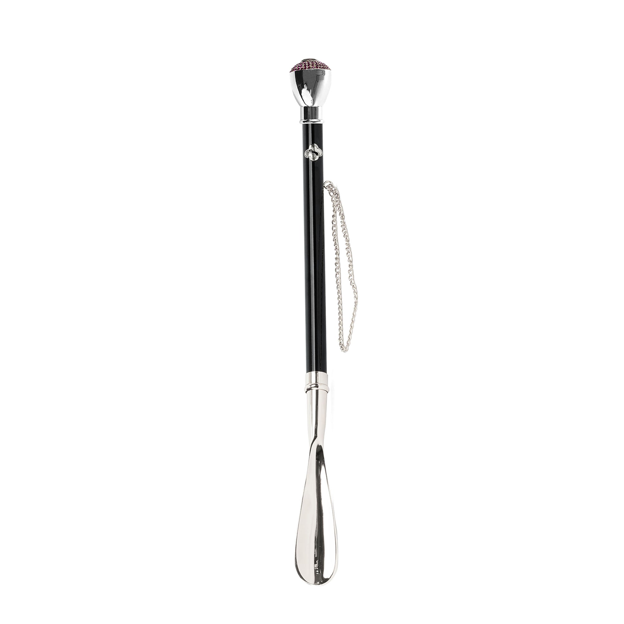 Calzador elegante - Pomo incrustado con amatista