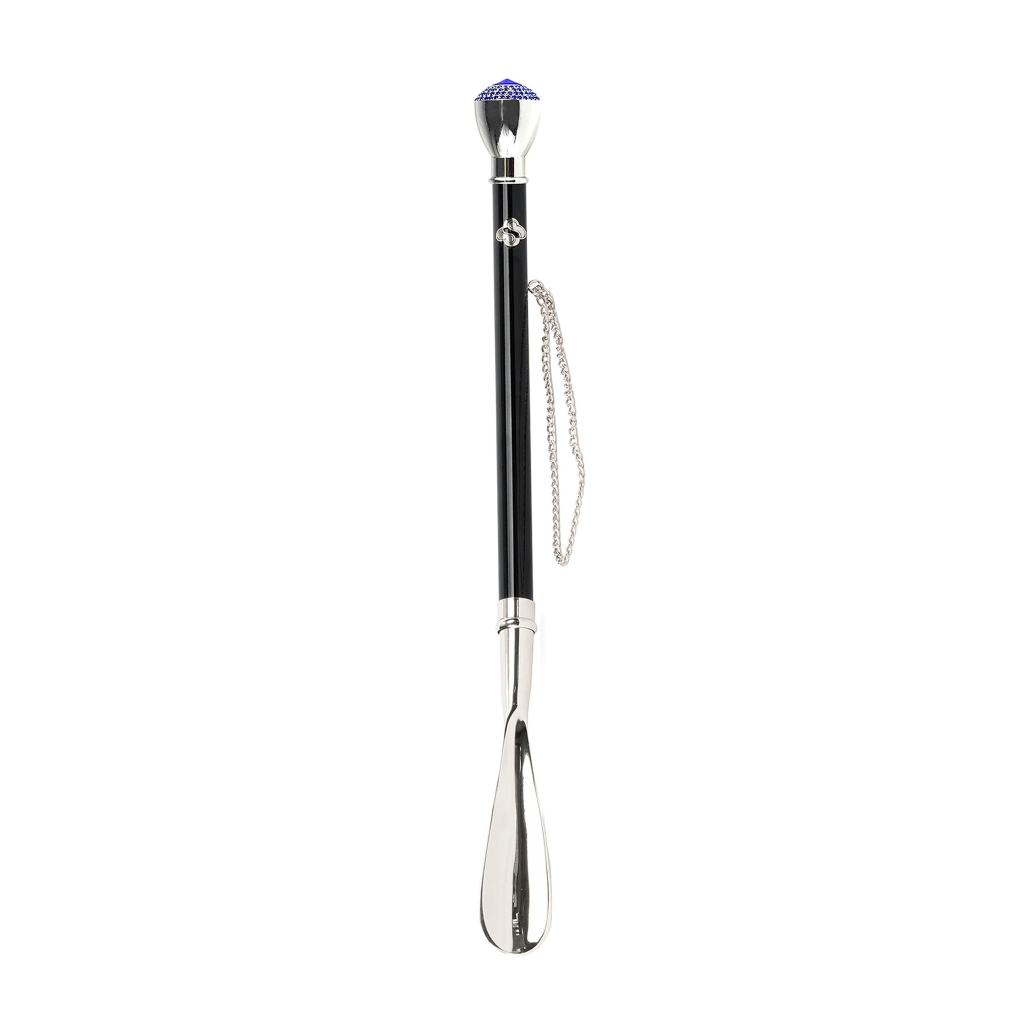 Calzador elegante - Pomo con incrustaciones de zafiro