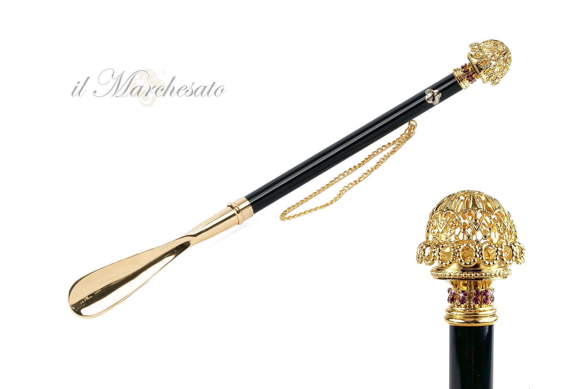 Adornos elegantes: Calzador hecho a mano con filigrana