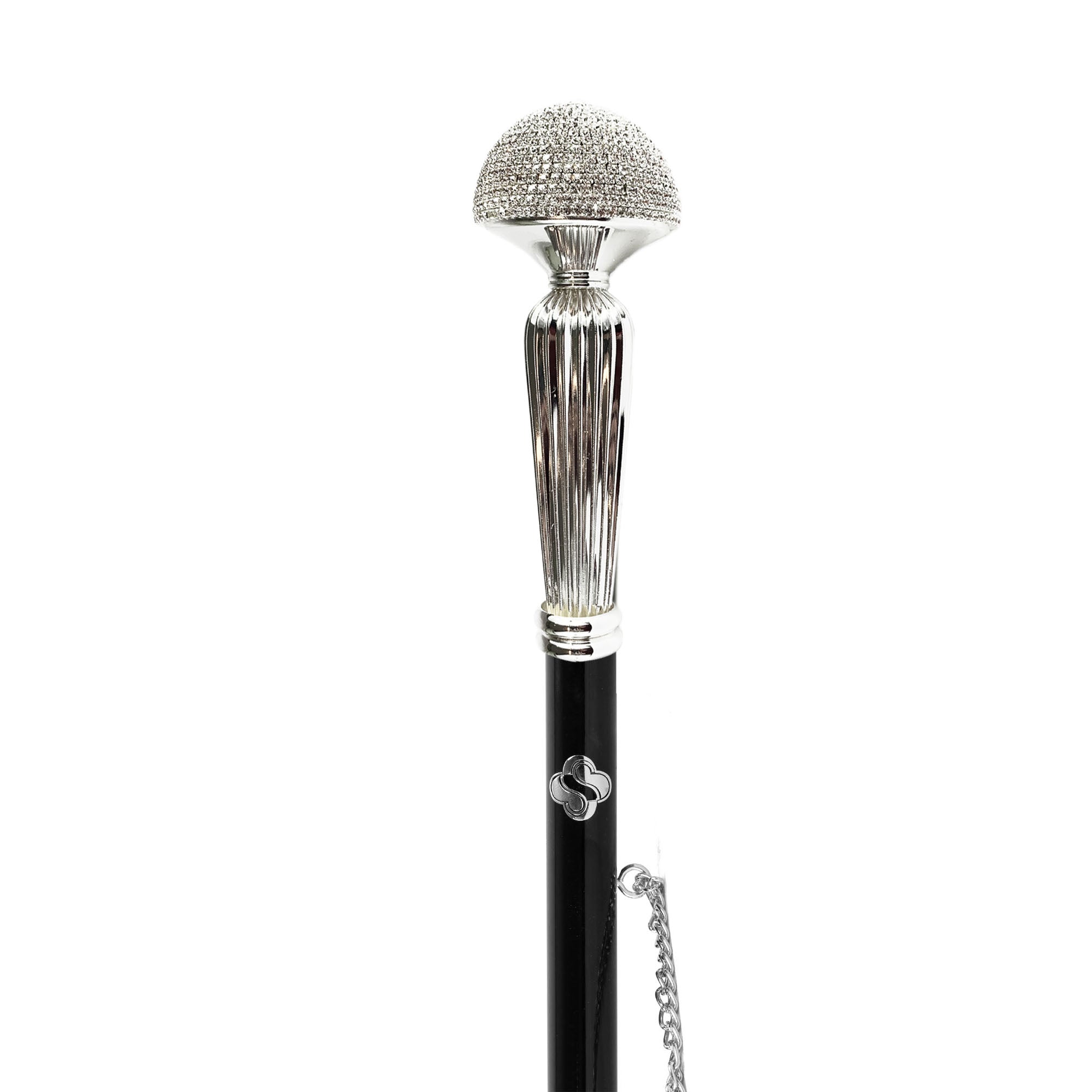Calzador elegante con pomo de cristal