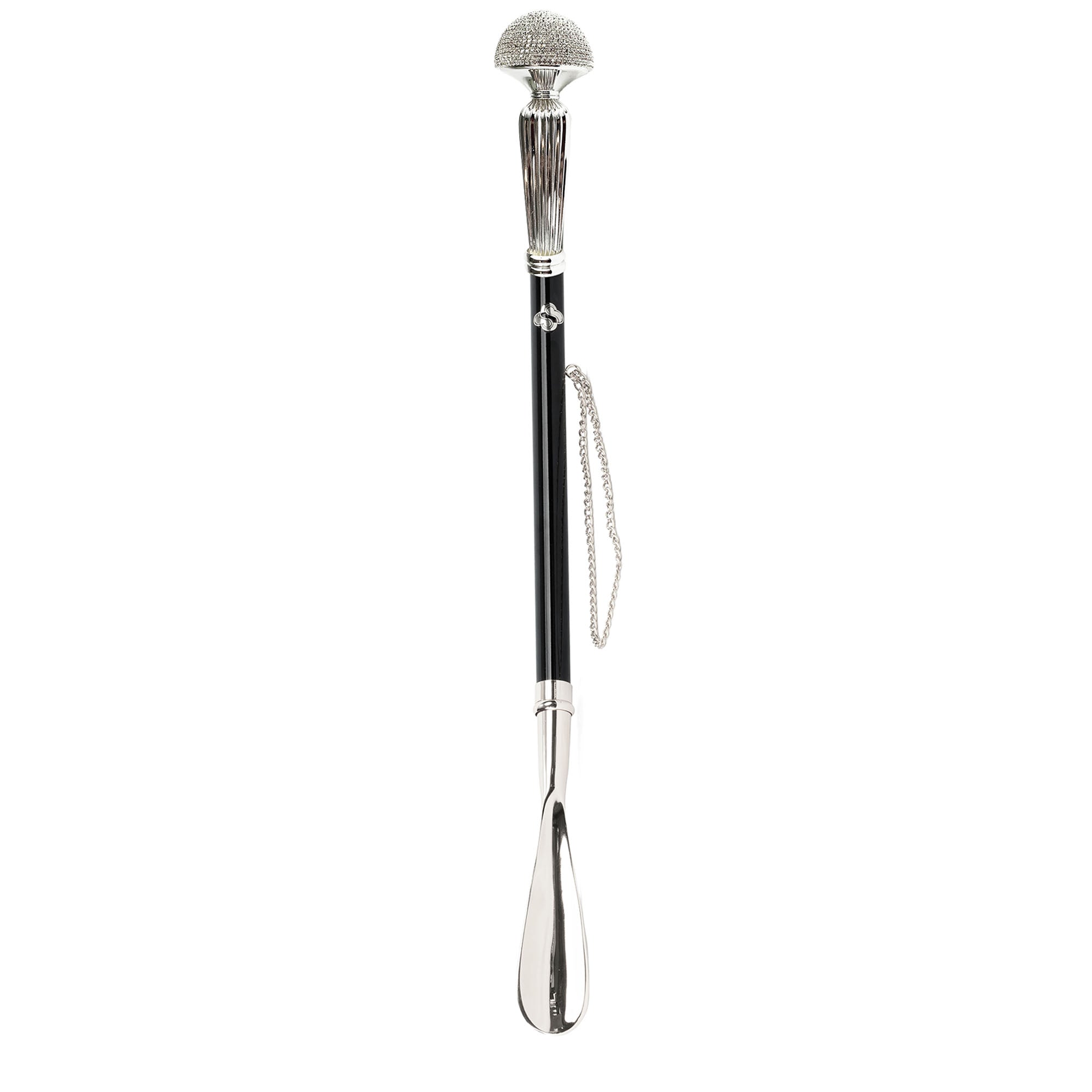 Calzador elegante con pomo de cristal