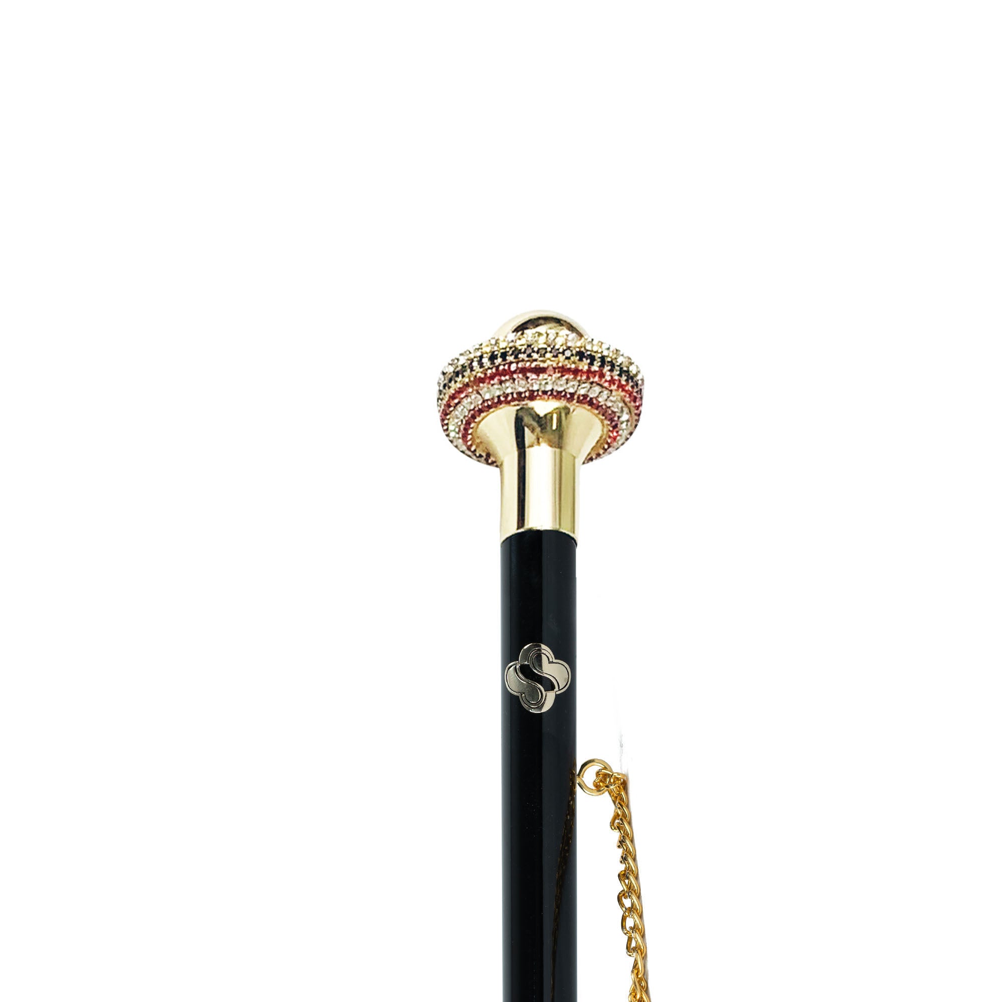 Brillo elegante: calzador de cristal con baño de oro de 24 quilates