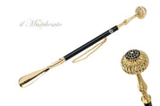 Elegante calzador Mylor con cristales azabache