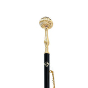 Elegante calzador Mylor con cristales azabache