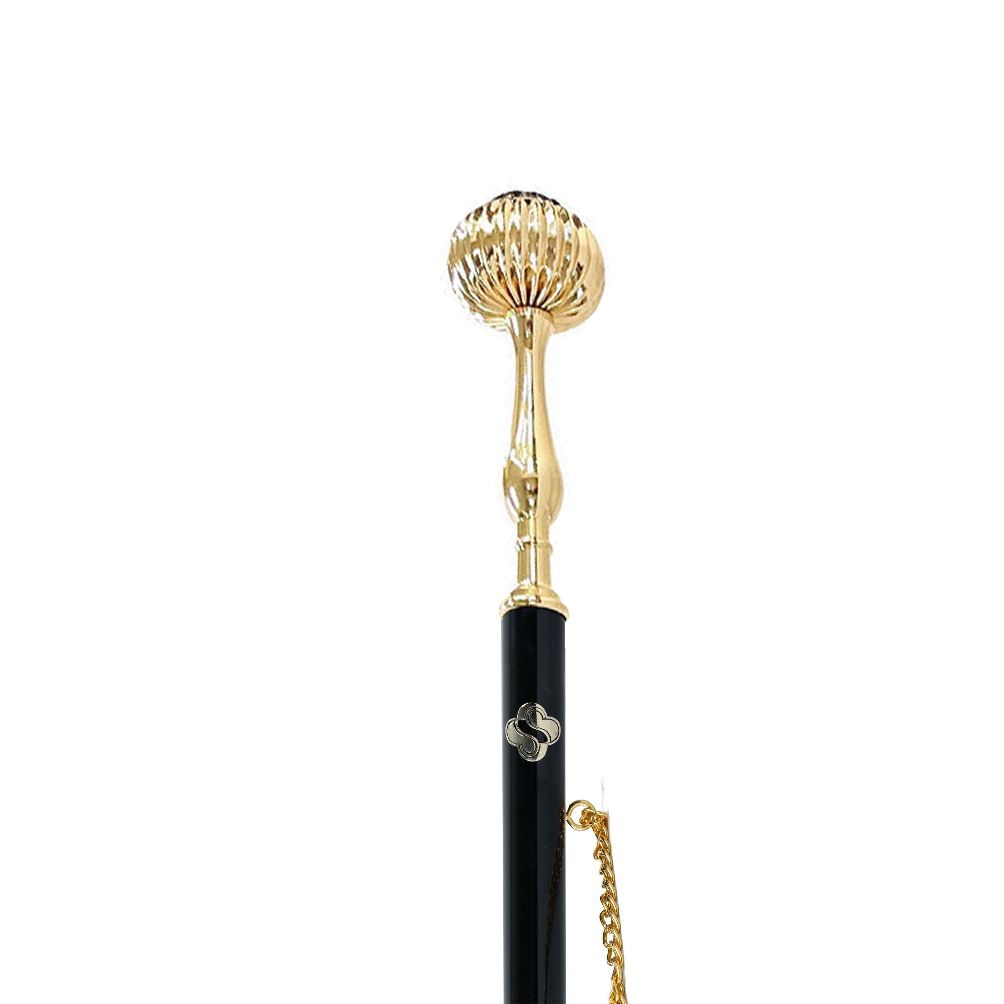 Elegante calzador Mylor con cristales azabache