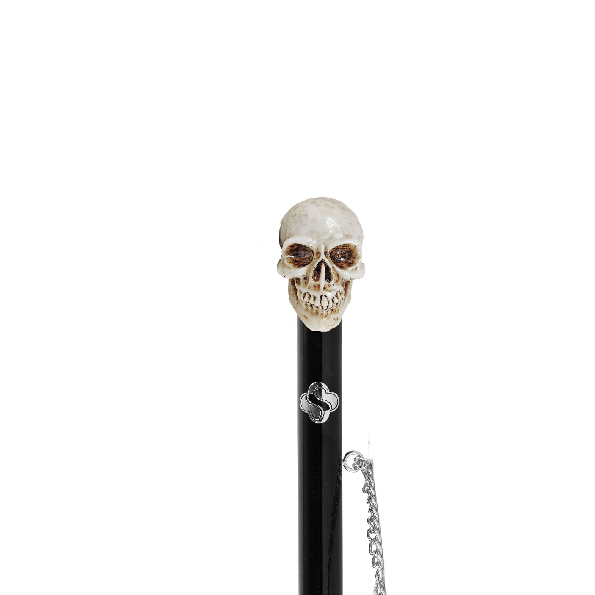 Calzador con calavera pintada a mano