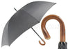 Grey Oversized Men's Umbrella - il-marchesato