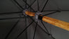 Handcrafted Grey Umbrella - Natural Ash Wood-Handle - il-marchesato