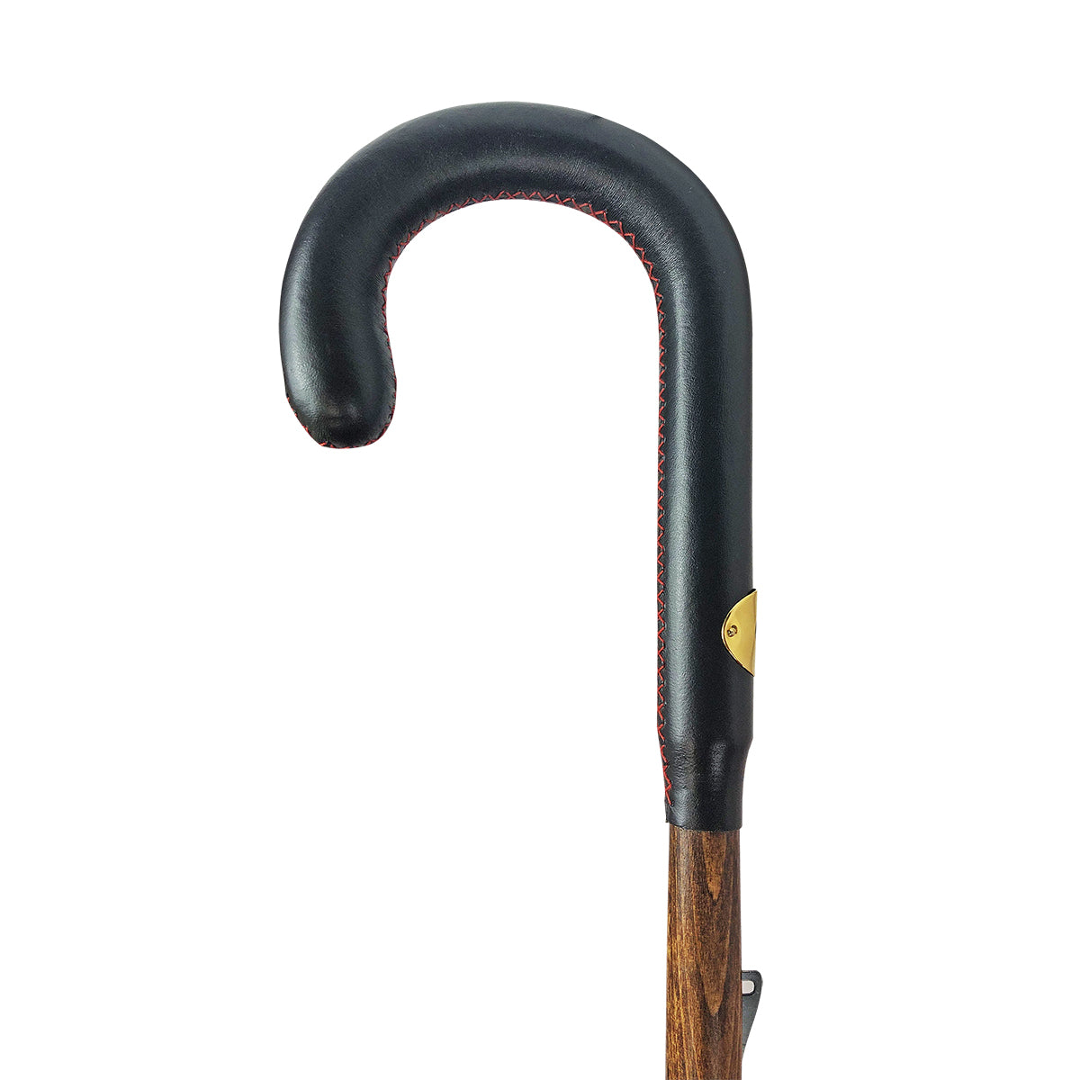 Classic men's umbrella with leather handle