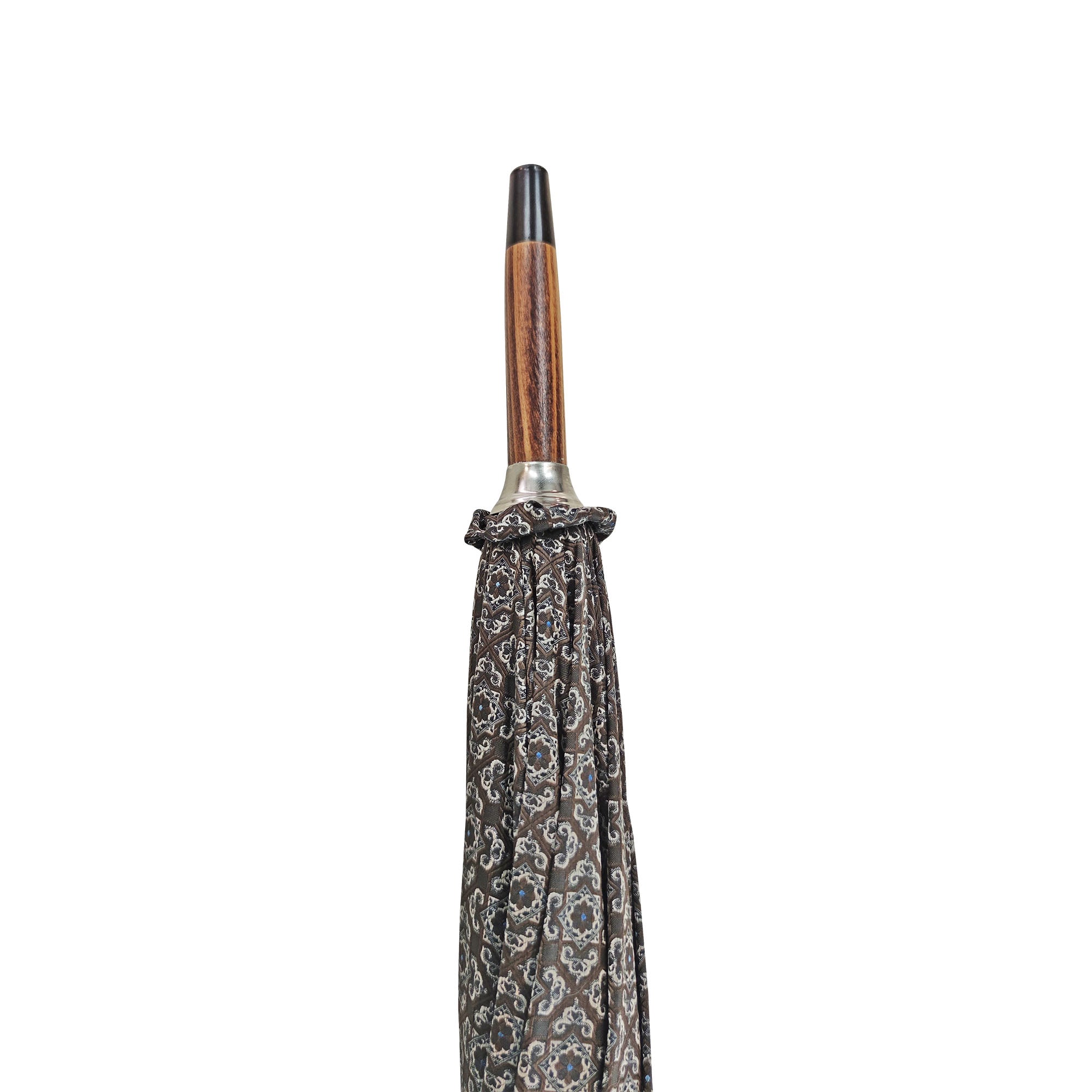 Umbrella with Caiman Crocodile leather handle