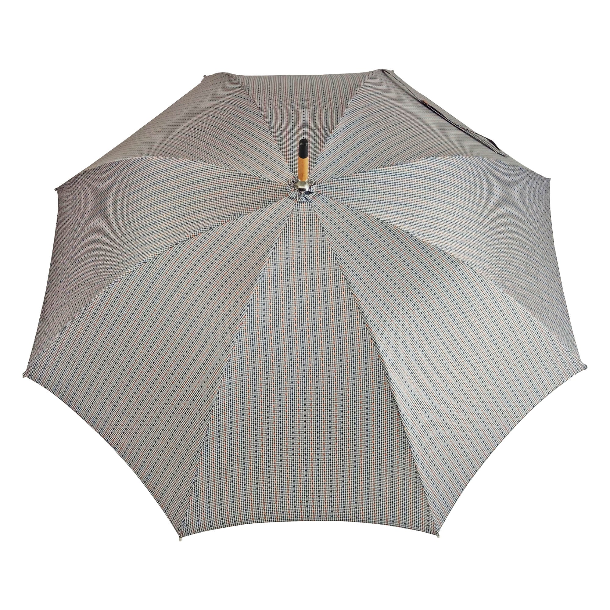 Umbrella with handle in peeled chestnut