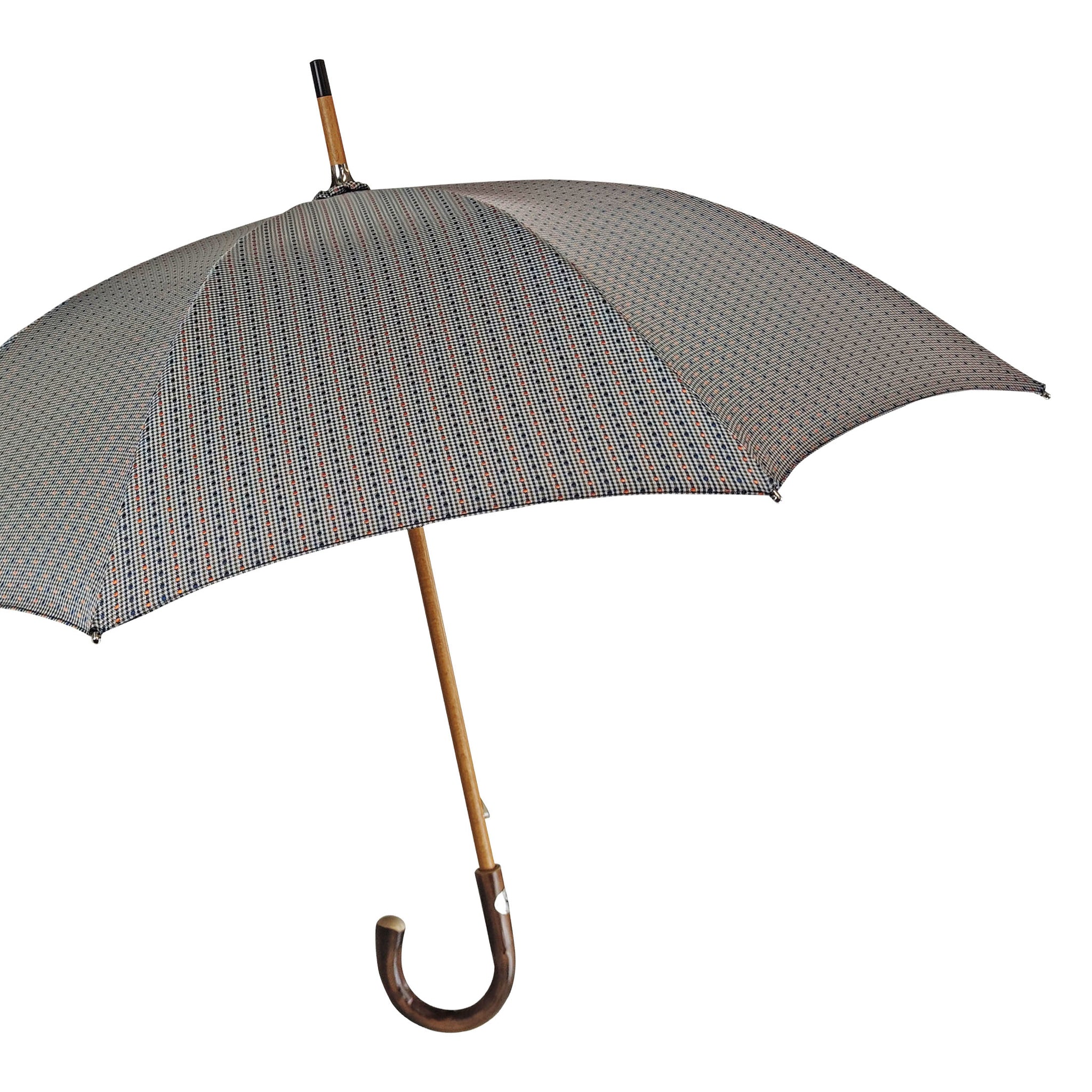 Umbrella with handle in peeled chestnut
