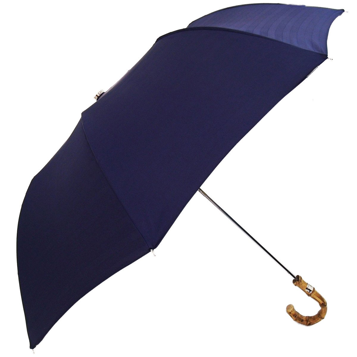 Handmade Men's Compact Umbrella in a Blue Color - il-marchesato