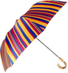 Crafted Multi-Color Striped Folding Umbrella - il-marchesato