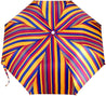 Crafted Multi-Color Striped Folding Umbrella - il-marchesato