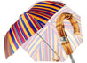 Crafted Multi-Color Striped Folding Umbrella - il-marchesato