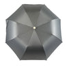 Folding gray striped umbrella for men - IL MARCHESATO LUXURY UMBRELLAS, CANES AND SHOEHORNS