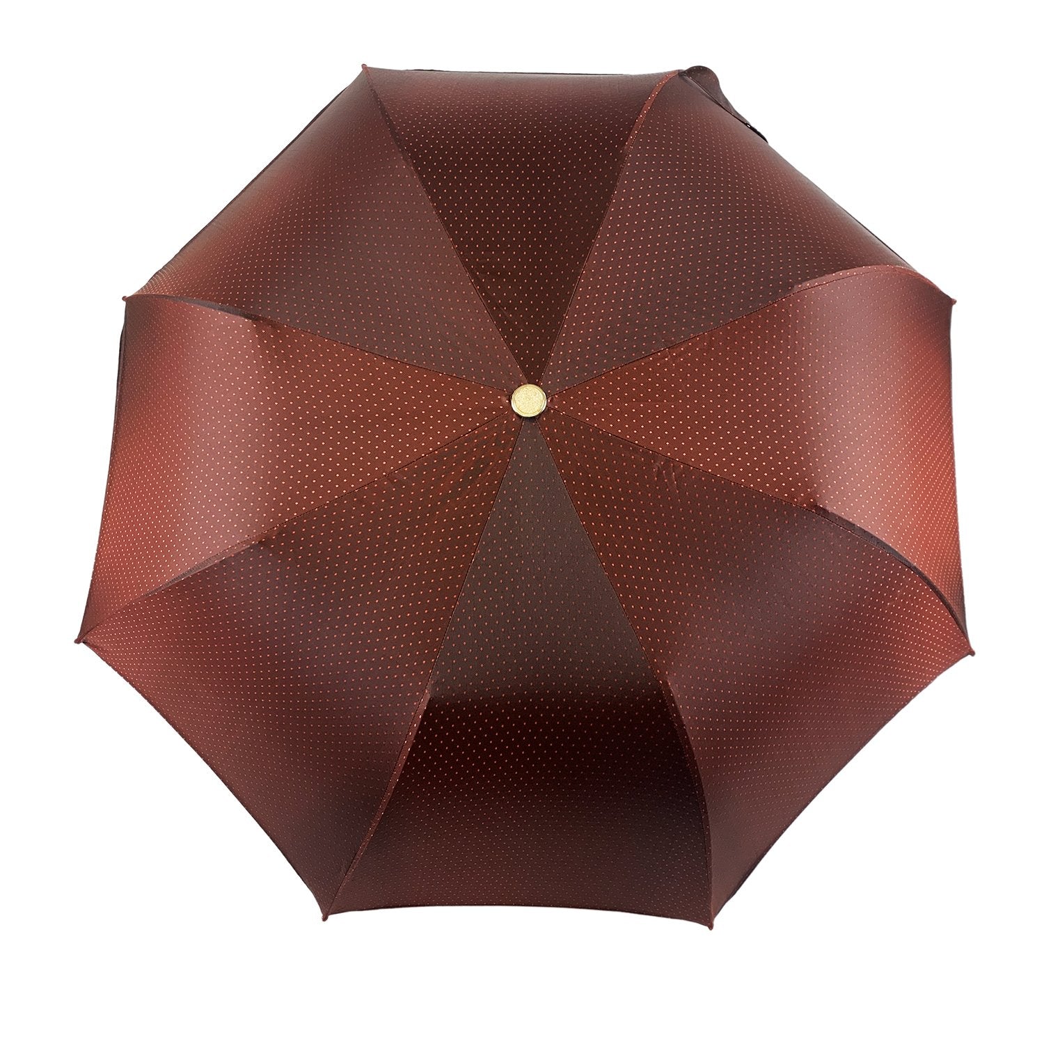Elegant Burgundy Polka Dot Umbrella - IL MARCHESATO LUXURY UMBRELLAS, CANES AND SHOEHORNS