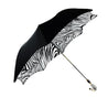 Umbrella with Handpainted Zebra - IL MARCHESATO LUXURY UMBRELLAS, CANES AND SHOEHORNS