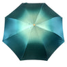 Baroque and turquoise umbrella with Mylord handle - IL MARCHESATO LUXURY UMBRELLAS, CANES AND SHOEHORNS