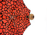 Handmade umbrella with Sphere decorated with red crystals - IL MARCHESATO LUXURY UMBRELLAS, CANES AND SHOEHORNS