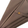 Carved From One Piece of Chestnut Wood - Beige Checked Twill Umbrella - il-marchesato
