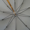 Carved From One Piece of Chestnut Wood - Beige Checked Twill Umbrella - il-marchesato