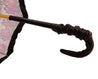 Women's Ruffled Umbrella Studied with a Multicor Pattern - il-marchesato