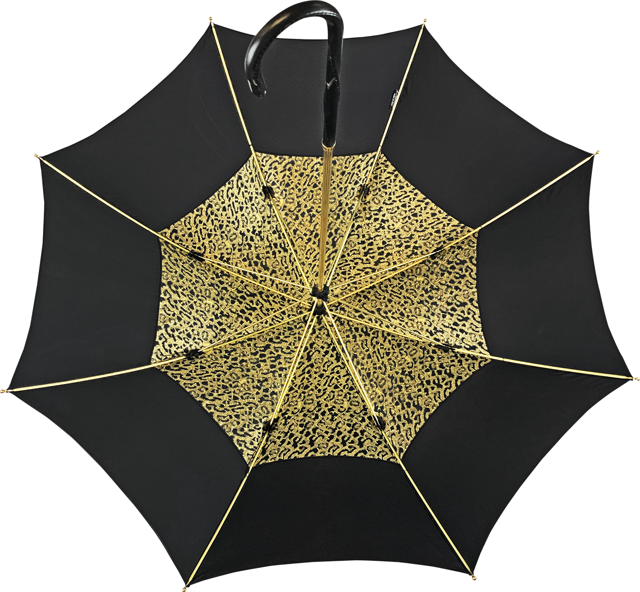 New Gold Lurex Fabric Women's Umbrella