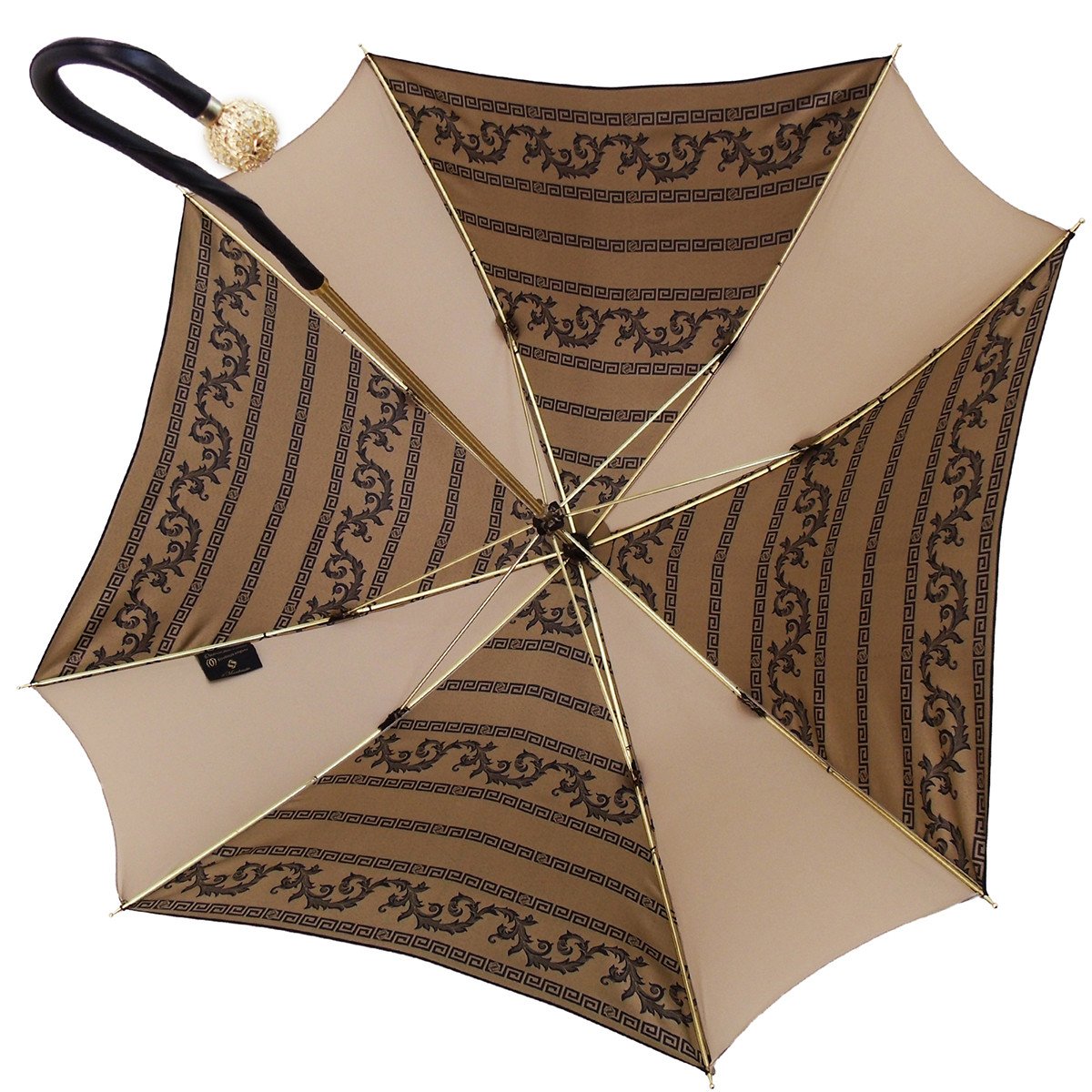 italian logo patio umbrellas Beautiful Square Umbrella by il Marchesato Brand Fashion Square Umbrella – ilMarchesato Color:CLEARLAKE GHOST Umbrella adjusts in height ZORAX ZOR-604 Open Face Division:Senior