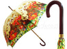 New Floral Umbrella Pattern With Leather Handle - il-marchesato