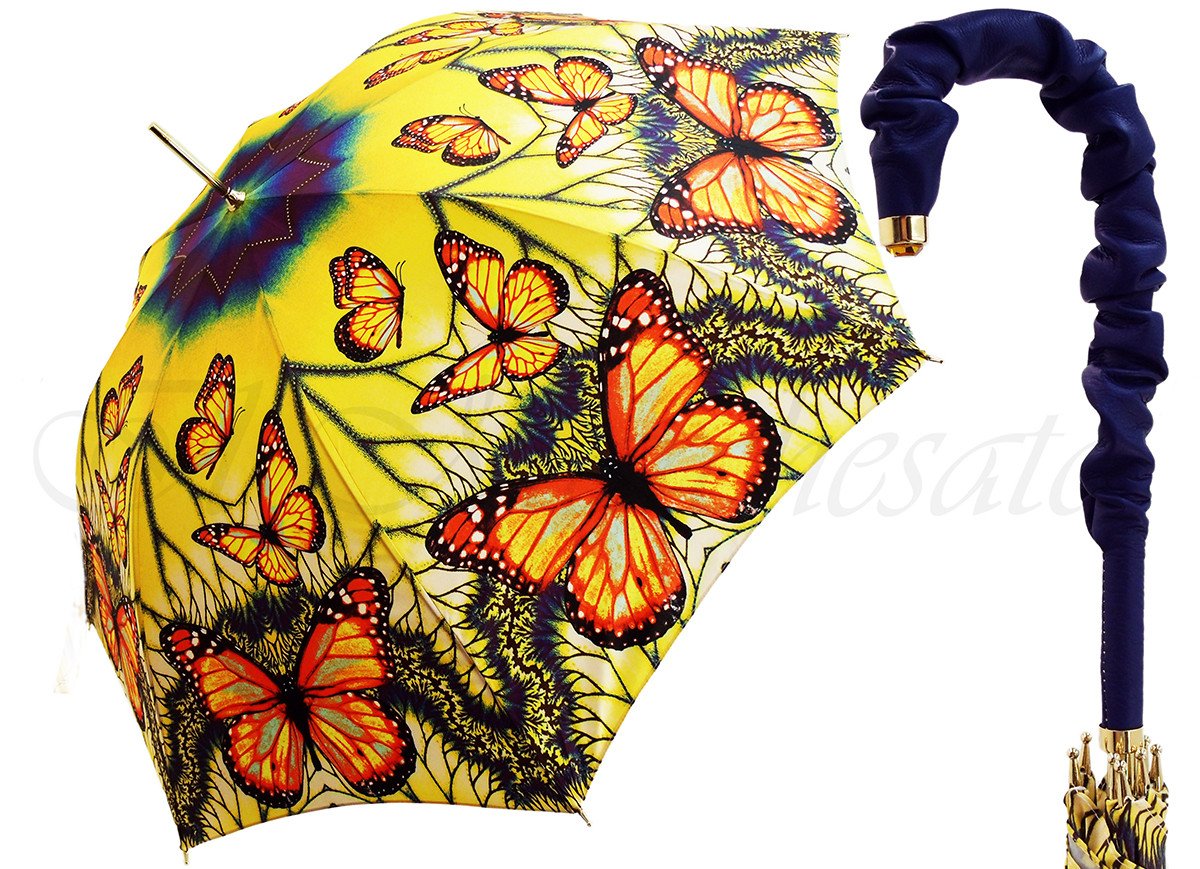 Beautiful Bright Butterflies Pattern - Fashionable Umbrella - il-marchesato