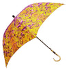Beautifull Umbrella Features a Lilac & Gold Abstract Leopard Design - il-marchesato