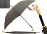 Men's Stripe Umbrella - Hound Head Handle - il-marchesato