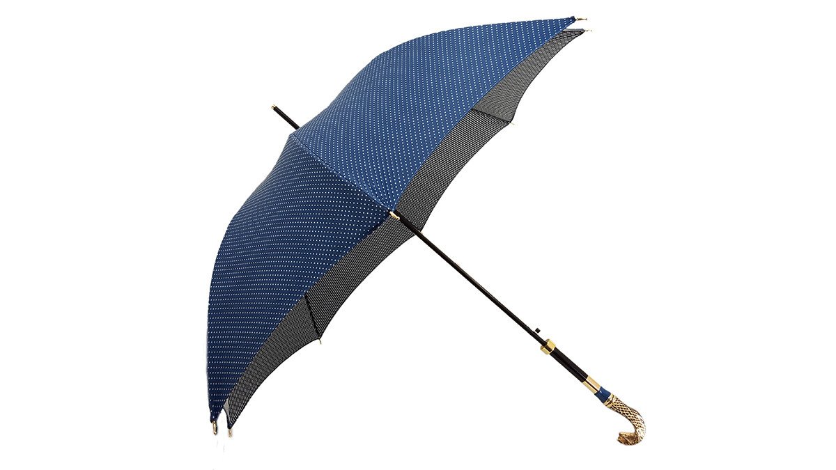 Luxurious Enameled Snake Luxury man's Umbrella