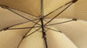 Enamelled Luxury Skull Umbrella Beige Striped Design - il-marchesato