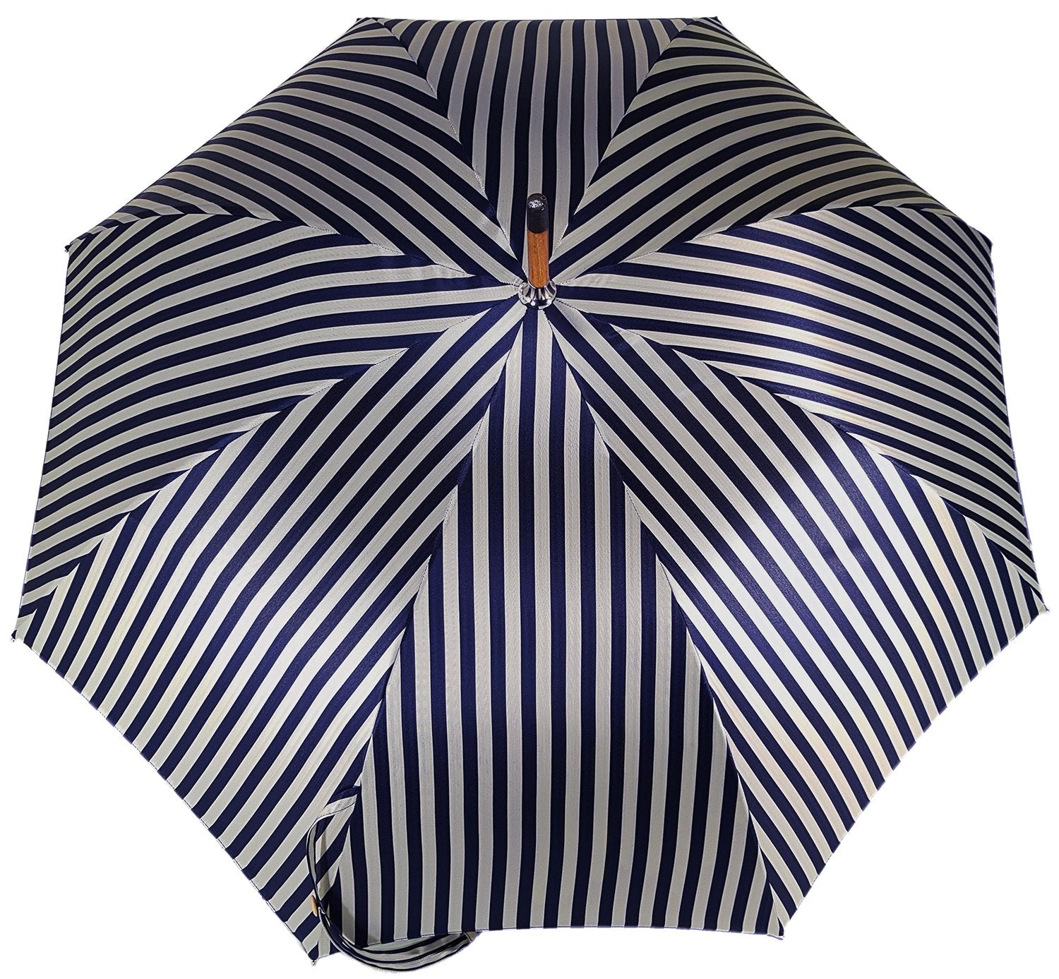 Double Cloth Men's Umbrella - Blue Striped Design – ilMarchesato