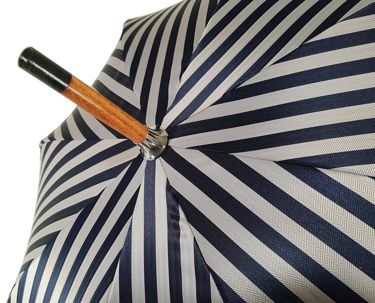 Double Cloth Men's Umbrella - Blue Striped Design – ilMarchesato Double Cloth Men's Umbrella - Blue Striped Design – ilMarchesato
