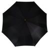 Classic Automatic Black Umbrella With Whanghee Handle - il-marchesato