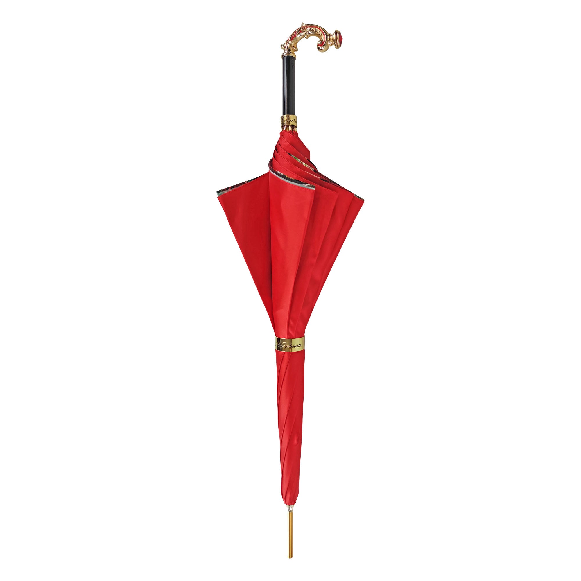 Ombrello luminoso in rosso