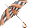 Classic Striped Men's Umbrella - Bamboo Handle - il-marchesato