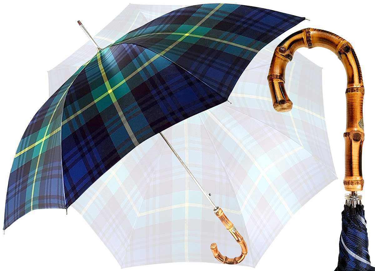 Fraser Weathered Tartan Crest Umbrella main image 1