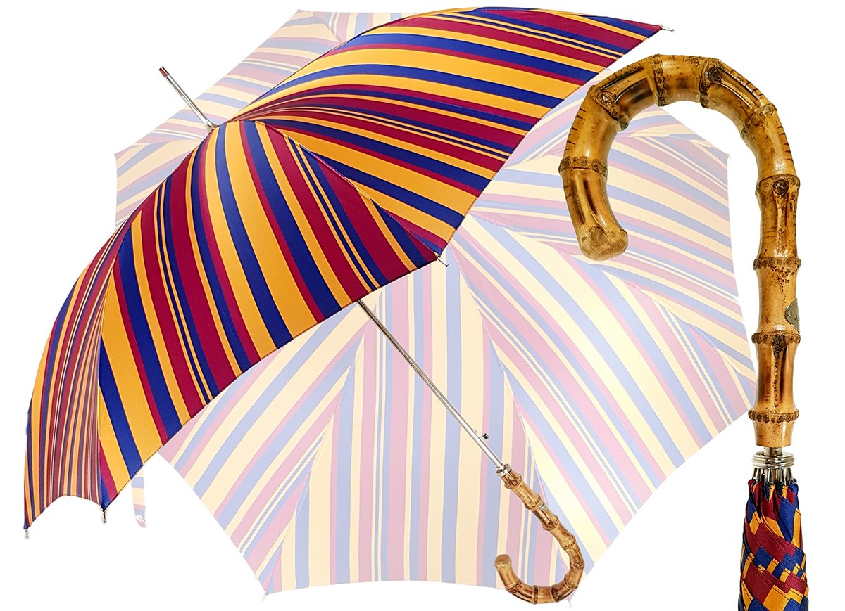 Gents Umbrella - Striped Design - By il Marchesato - il-marchesato