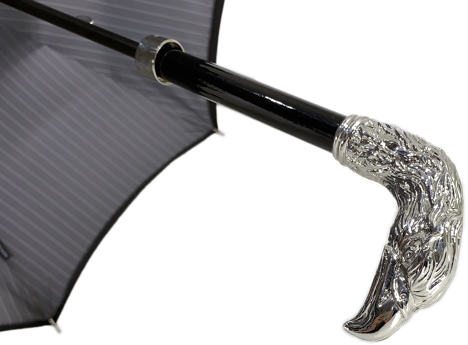 Double Cloth Men's Umbrella, Silver-plated Eagle