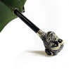 Exclusive umbrella with hand-painted monkey handle - IL MARCHESATO LUXURY UMBRELLAS, CANES AND SHOEHORNS