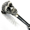 Exclusive umbrella with hand-painted monkey handle - IL MARCHESATO LUXURY UMBRELLAS, CANES AND SHOEHORNS